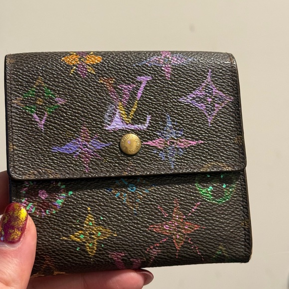 Louis Vuitton Handbags - Custom painted AUTH Louis Vuitton wallet